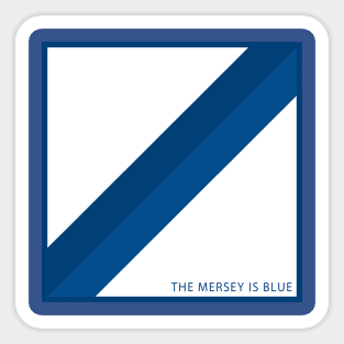 The Mersey is Blue Sticker
